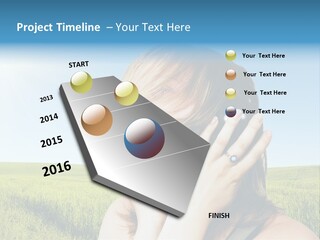 Alone Headphones  PowerPoint Template