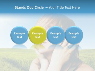 Alone Headphones  PowerPoint Template