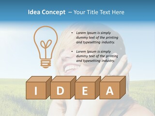 Alone Headphones  PowerPoint Template