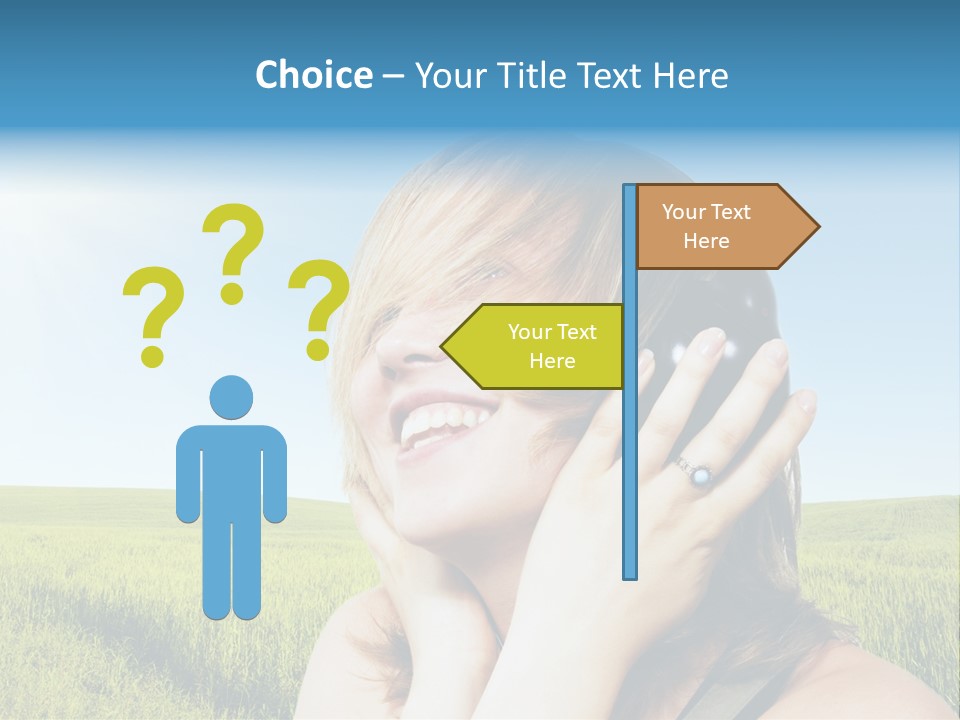 Alone Headphones  PowerPoint Template