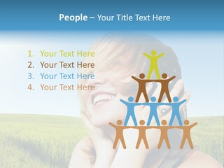 Alone Headphones  PowerPoint Template