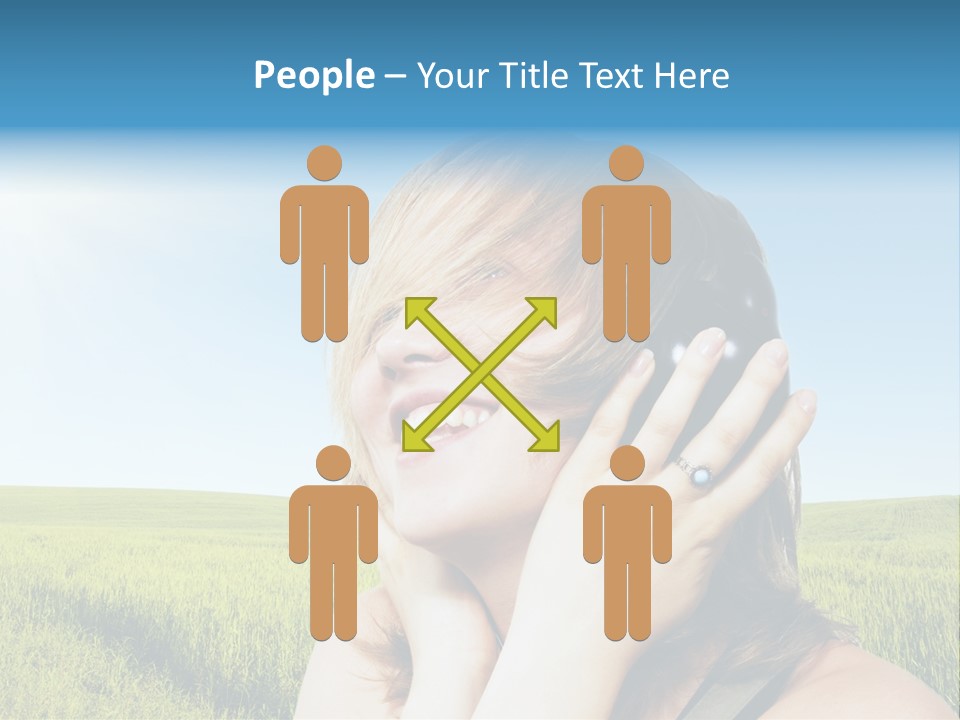 Alone Headphones  PowerPoint Template