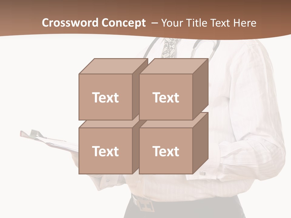 Uniform Young Ethnic PowerPoint Template