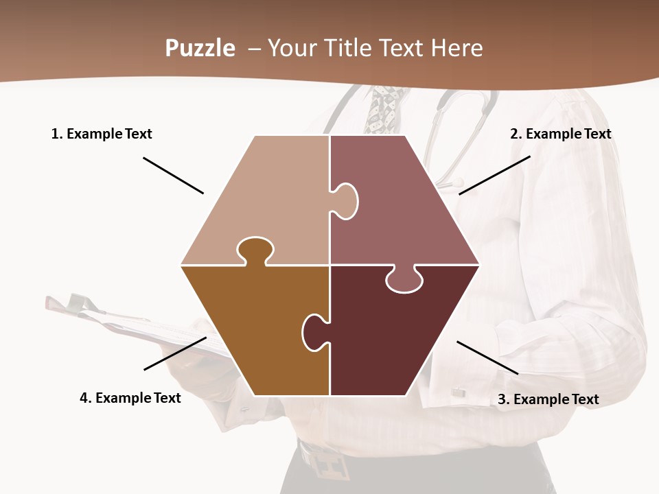 Uniform Young Ethnic PowerPoint Template