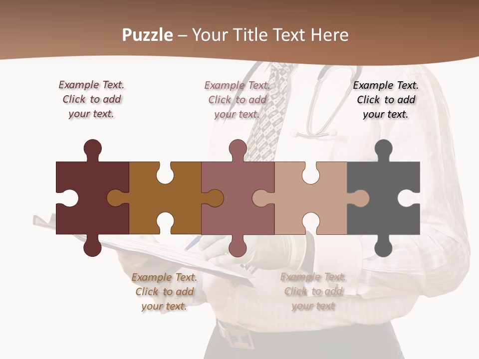 Uniform Young Ethnic PowerPoint Template