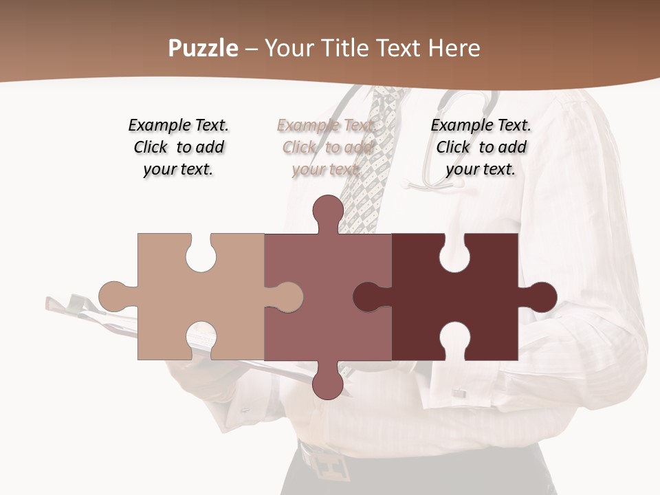 Uniform Young Ethnic PowerPoint Template