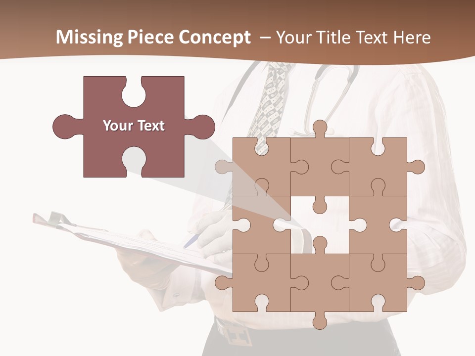 Uniform Young Ethnic PowerPoint Template