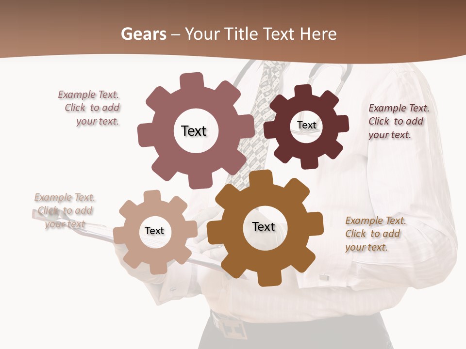 Uniform Young Ethnic PowerPoint Template