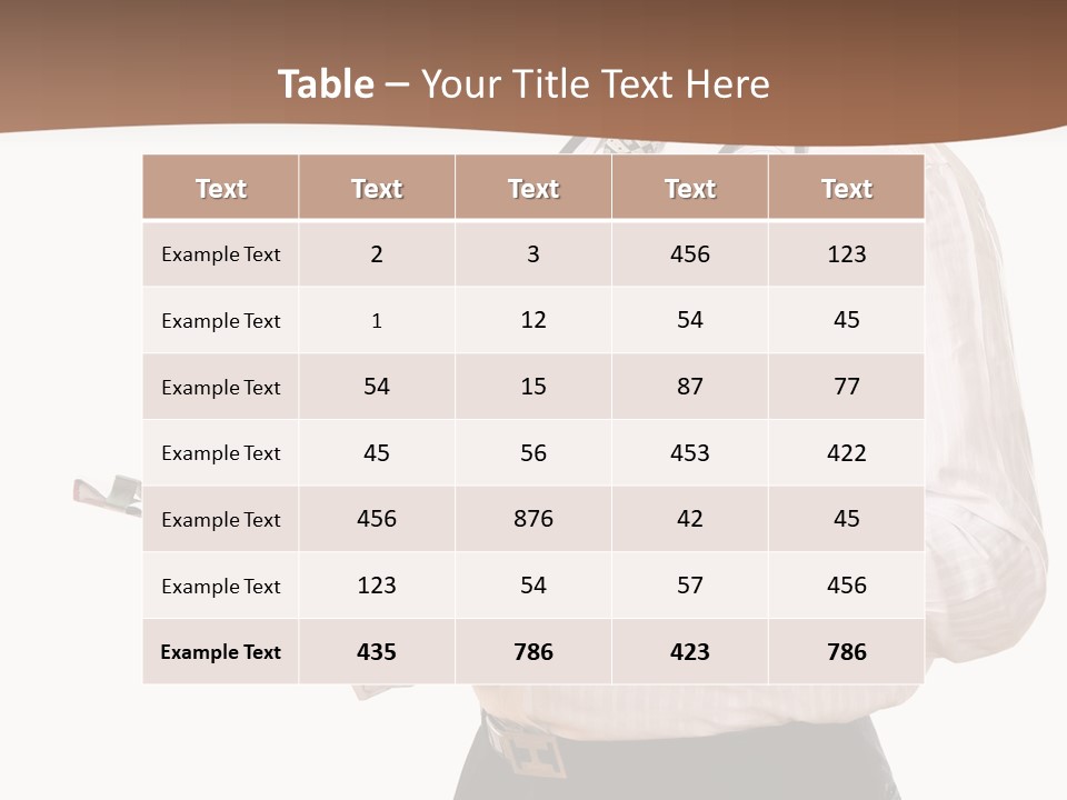 Uniform Young Ethnic PowerPoint Template