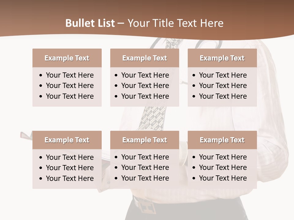 Uniform Young Ethnic PowerPoint Template