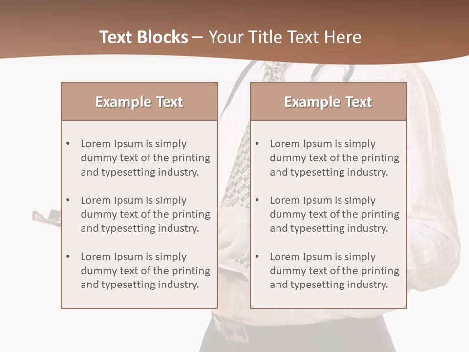 Uniform Young Ethnic PowerPoint Template