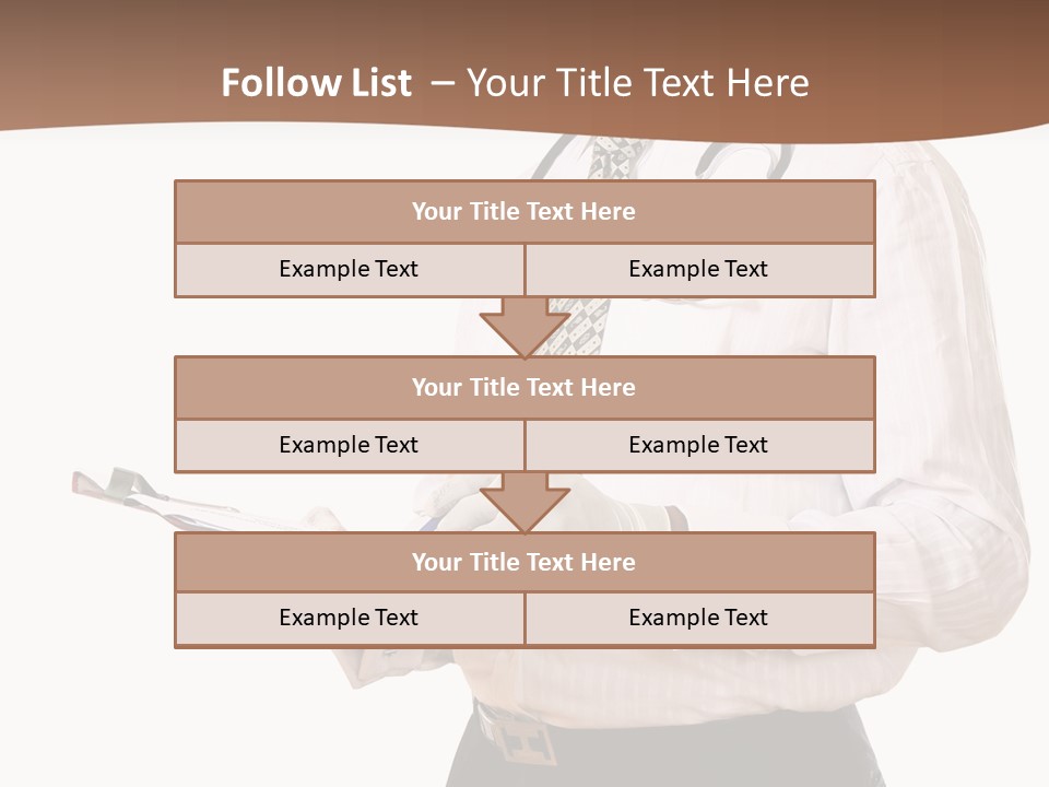 Uniform Young Ethnic PowerPoint Template