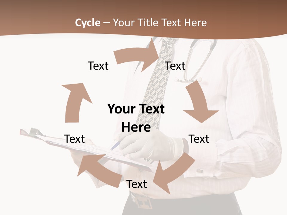 Uniform Young Ethnic PowerPoint Template