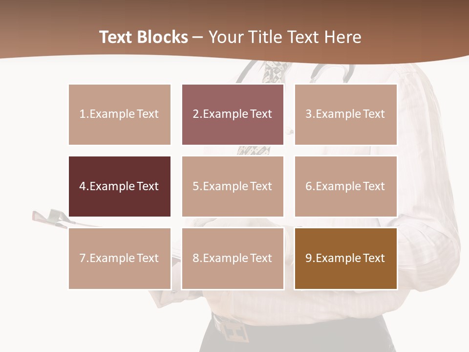 Uniform Young Ethnic PowerPoint Template