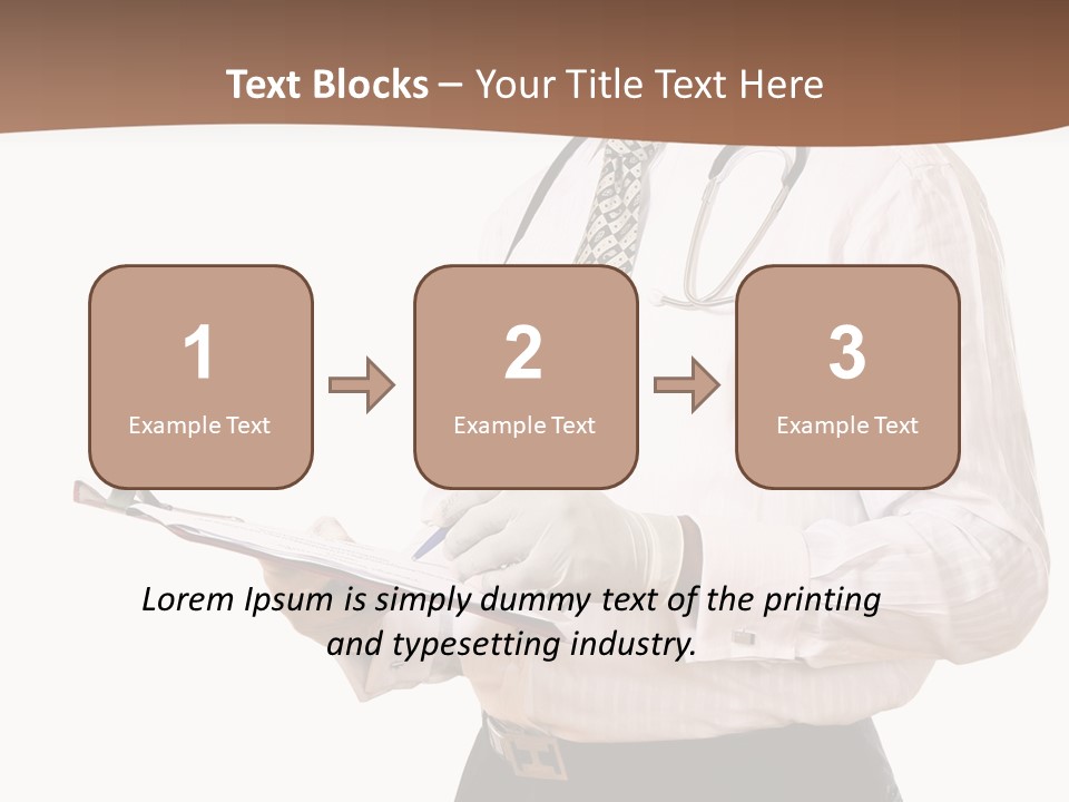 Uniform Young Ethnic PowerPoint Template