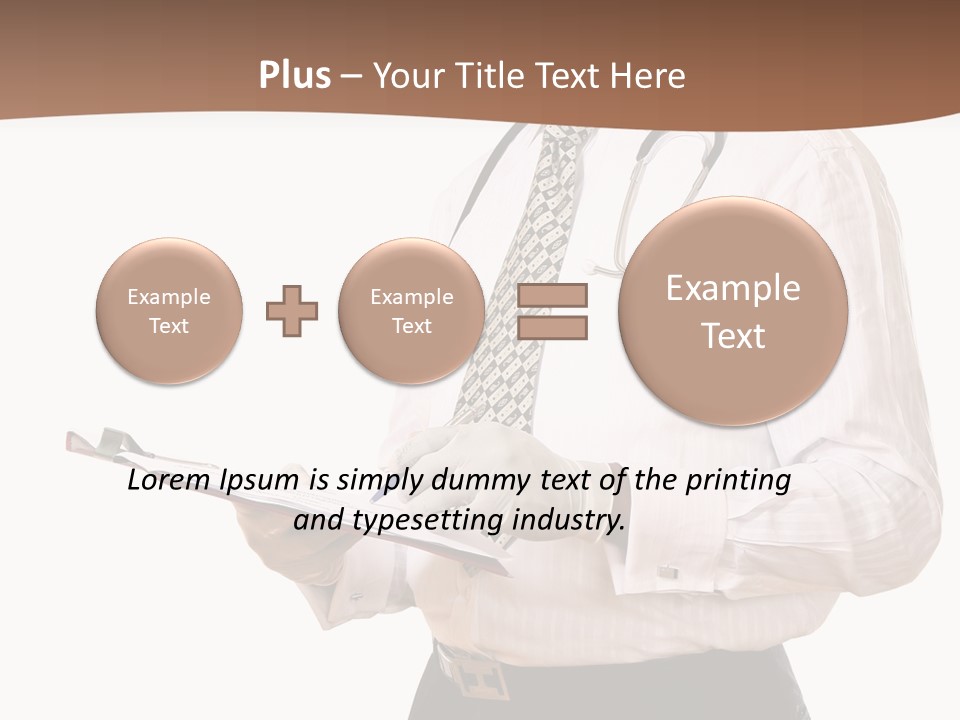 Uniform Young Ethnic PowerPoint Template