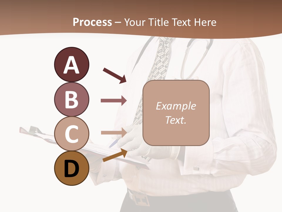 Uniform Young Ethnic PowerPoint Template
