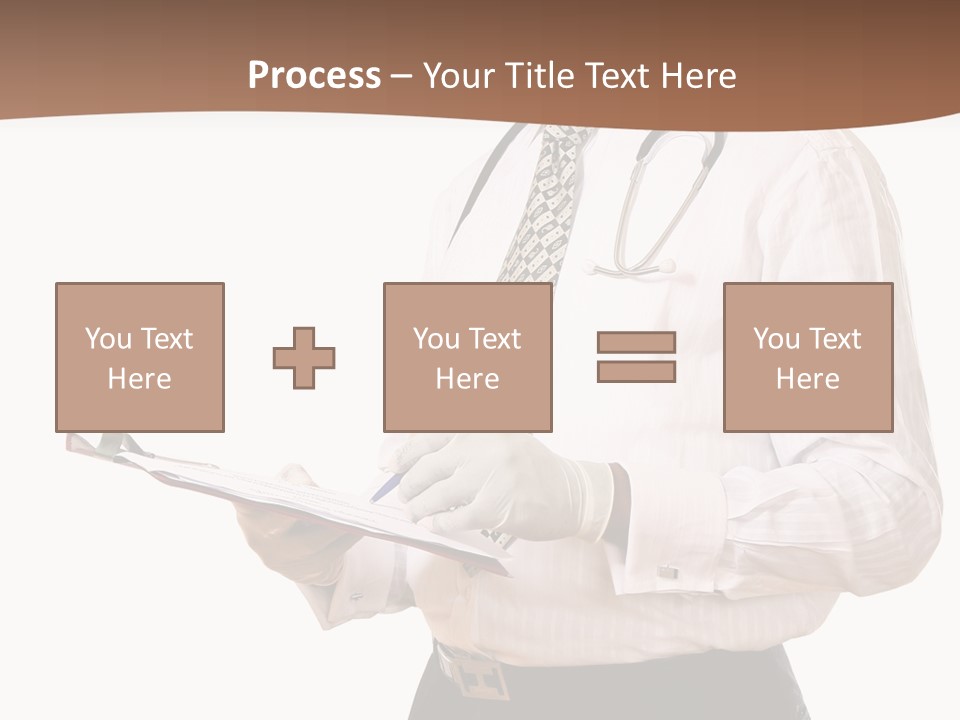 Uniform Young Ethnic PowerPoint Template