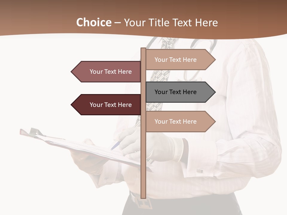 Uniform Young Ethnic PowerPoint Template