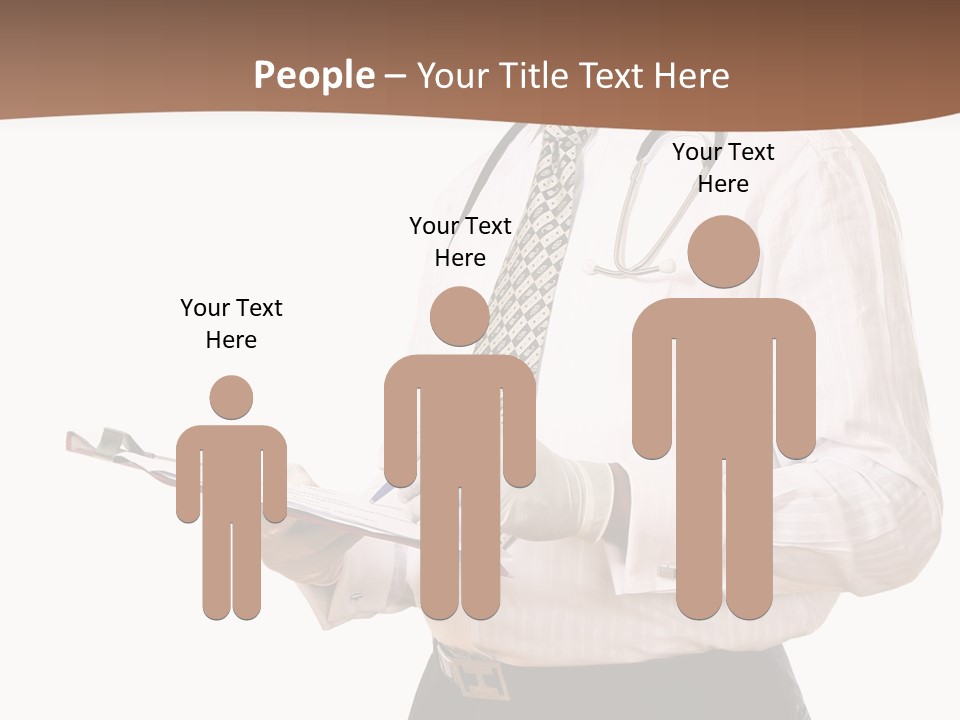 Uniform Young Ethnic PowerPoint Template