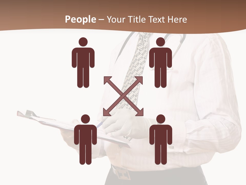 Uniform Young Ethnic PowerPoint Template