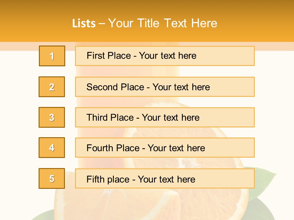 Refreshment Raw Studio PowerPoint Template