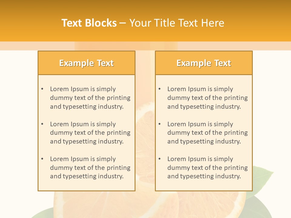 Refreshment Raw Studio PowerPoint Template