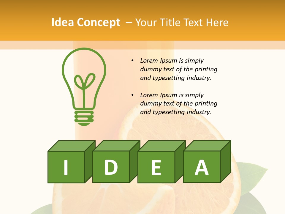 Refreshment Raw Studio PowerPoint Template