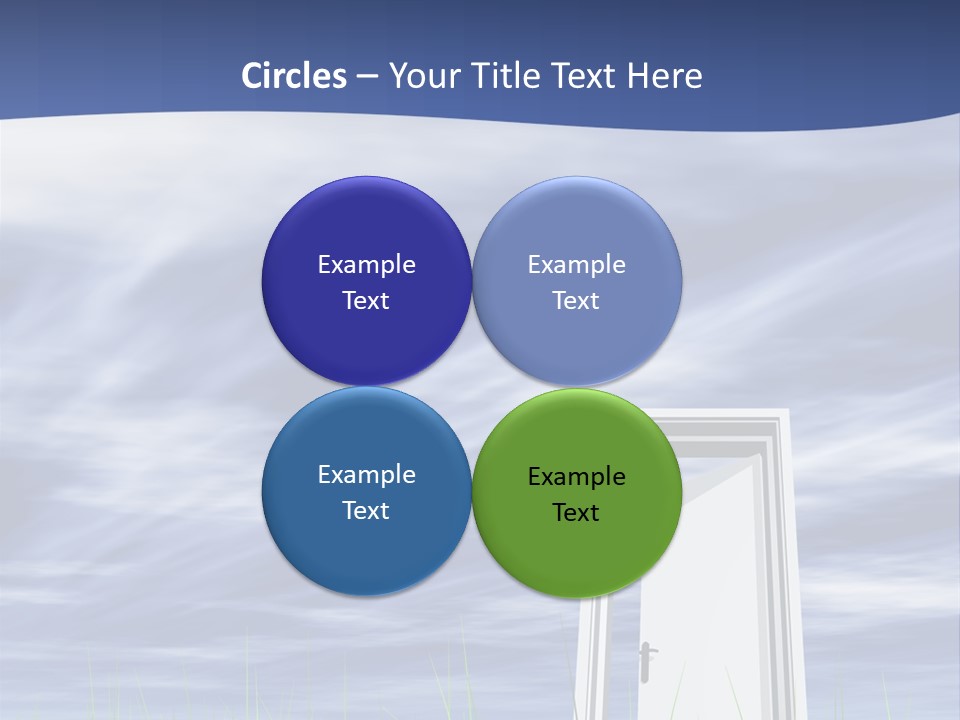 Banner Door Trust PowerPoint Template