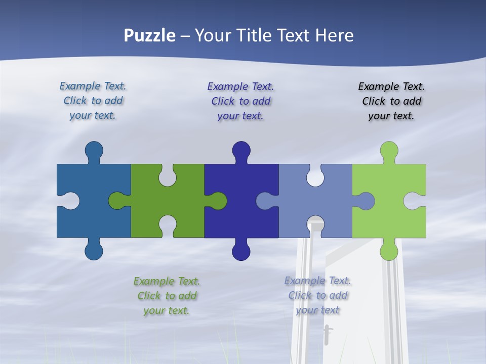 Banner Door Trust PowerPoint Template