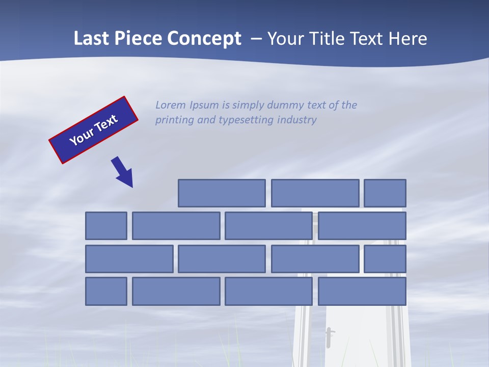 Banner Door Trust PowerPoint Template