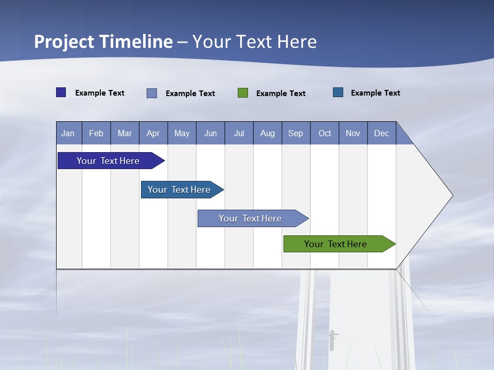 Banner Door Trust PowerPoint Template