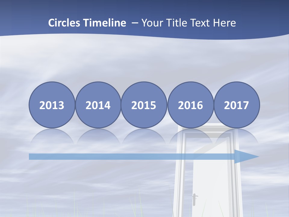 Banner Door Trust PowerPoint Template