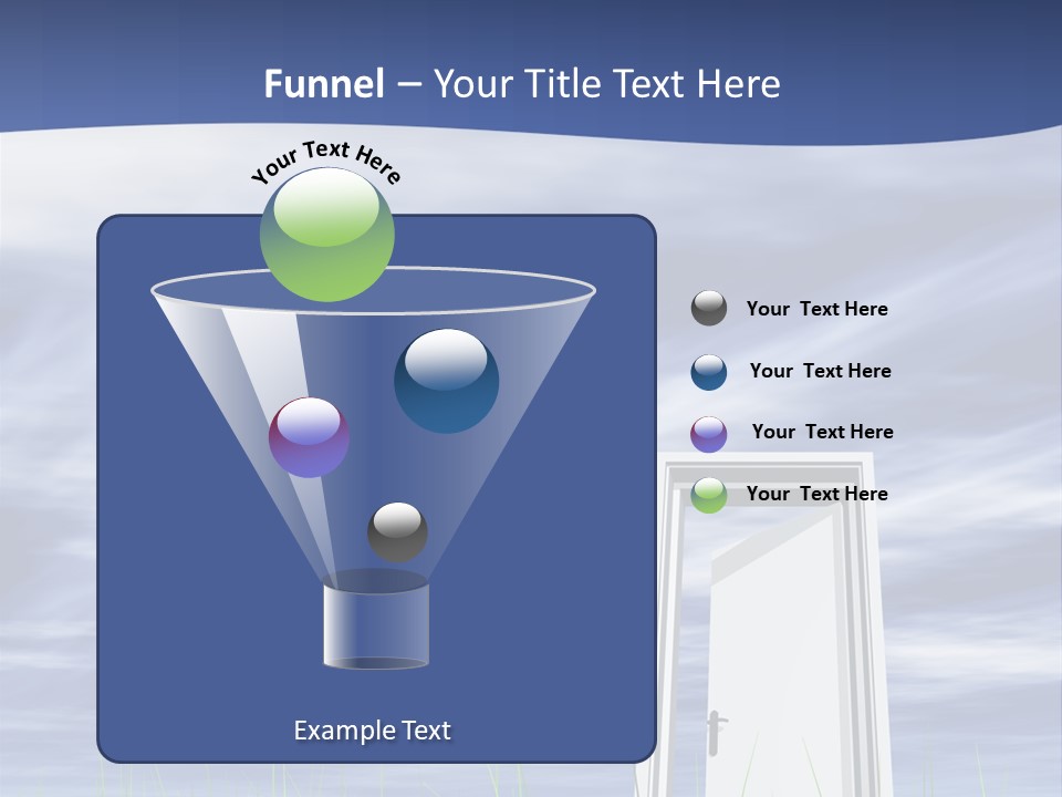 Banner Door Trust PowerPoint Template