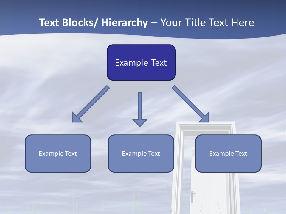 Banner Door Trust PowerPoint Template