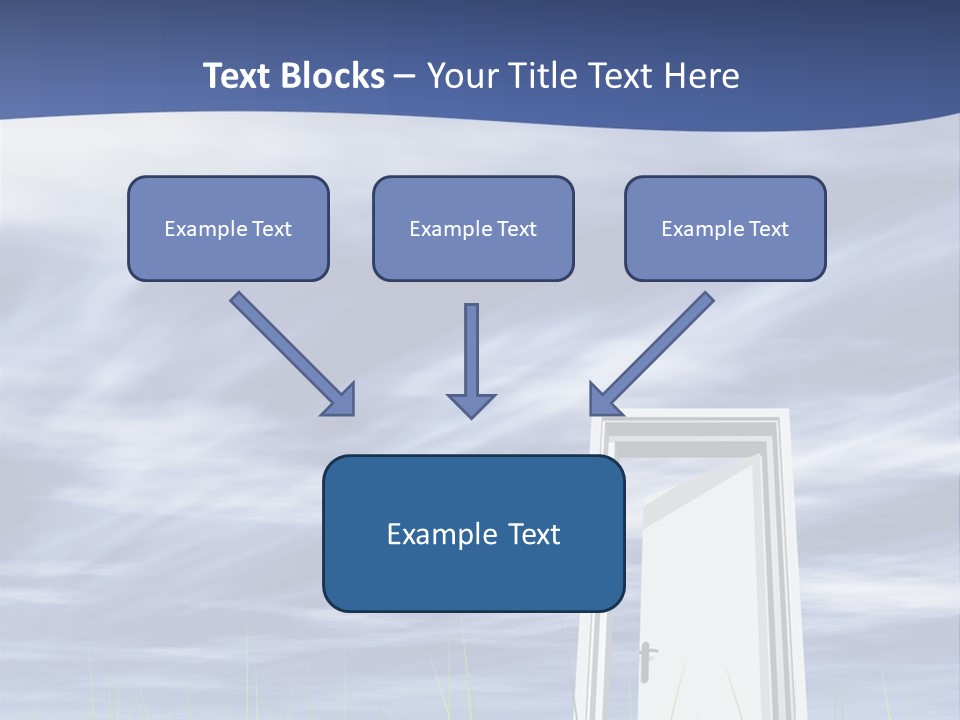 Banner Door Trust PowerPoint Template