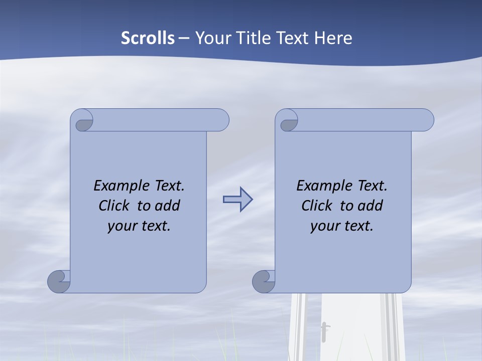 Banner Door Trust PowerPoint Template