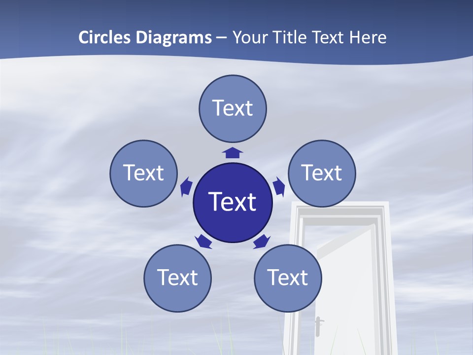 Banner Door Trust PowerPoint Template