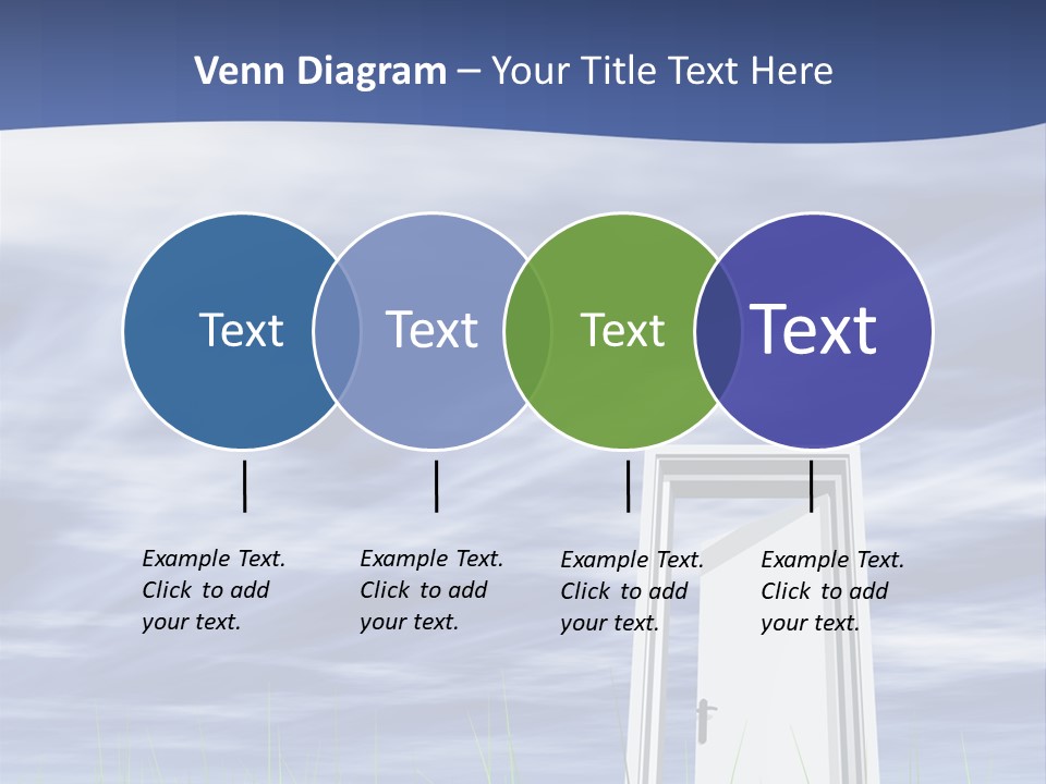 Banner Door Trust PowerPoint Template