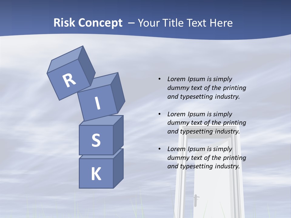 Banner Door Trust PowerPoint Template