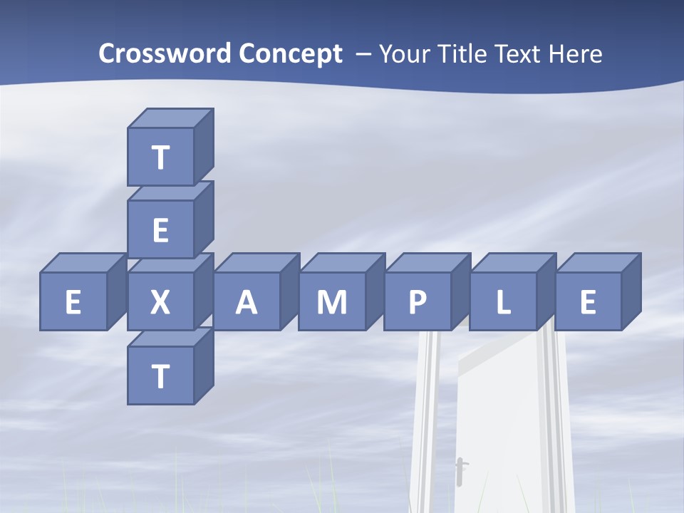 Banner Door Trust PowerPoint Template