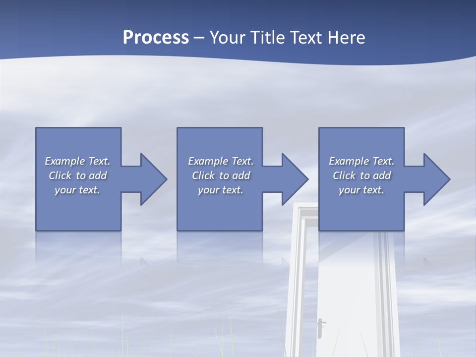 Banner Door Trust PowerPoint Template
