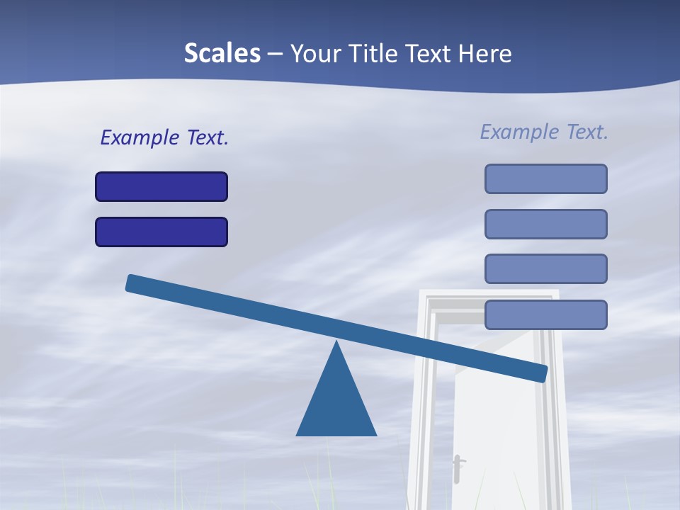 Banner Door Trust PowerPoint Template