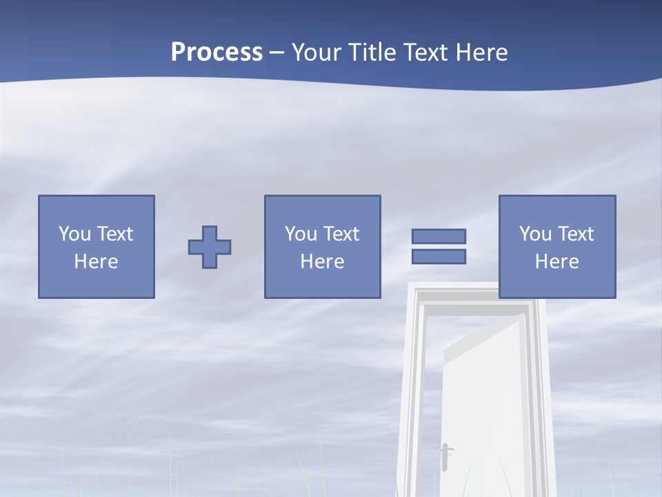 Banner Door Trust PowerPoint Template