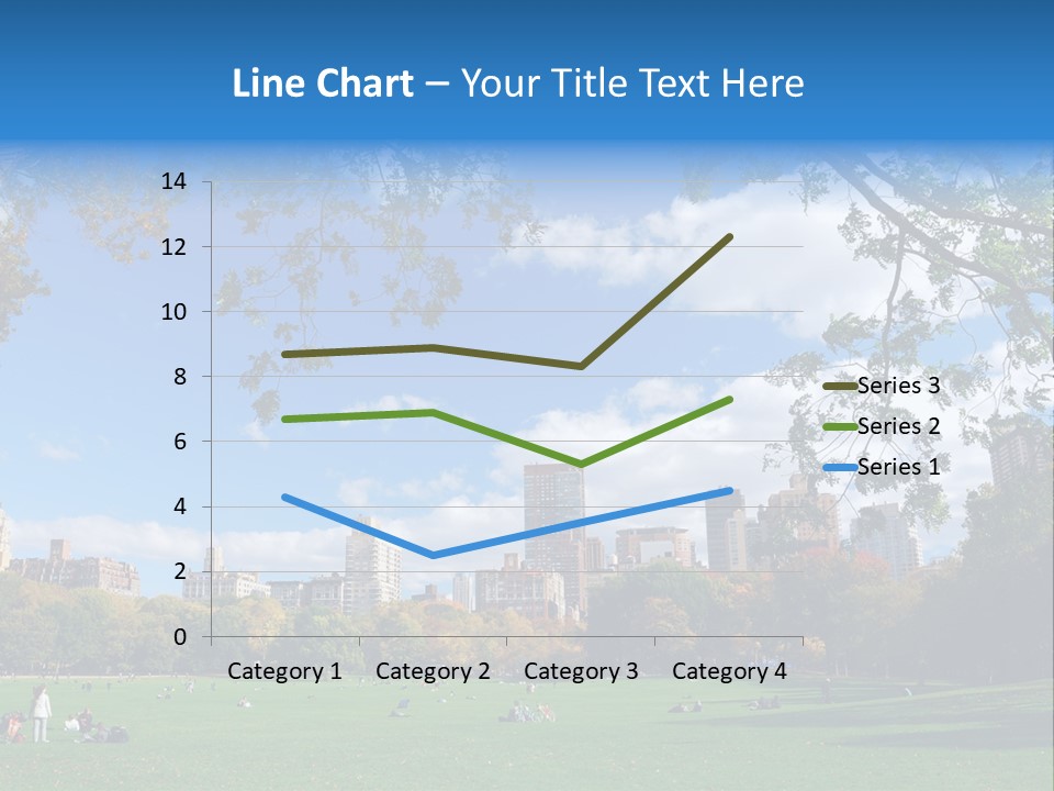 New Garden Blue PowerPoint Template