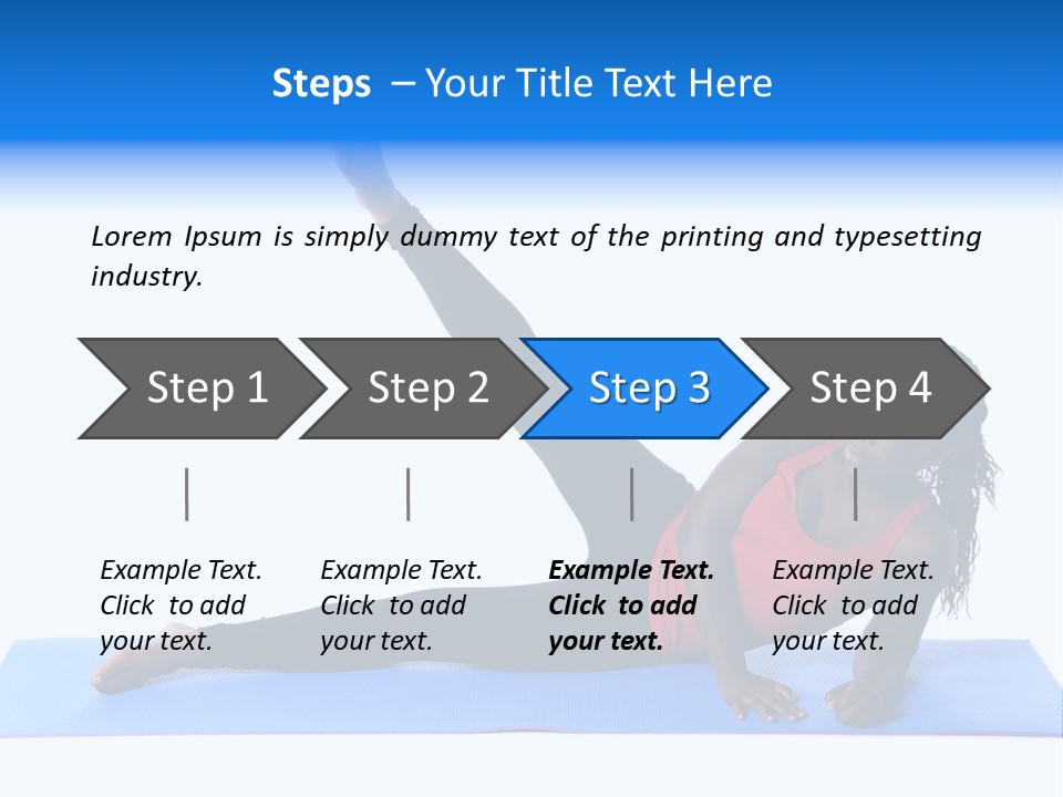 Physical Sportswear Agility PowerPoint Template