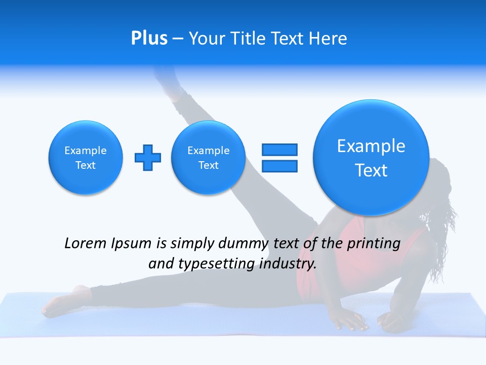 Physical Sportswear Agility PowerPoint Template