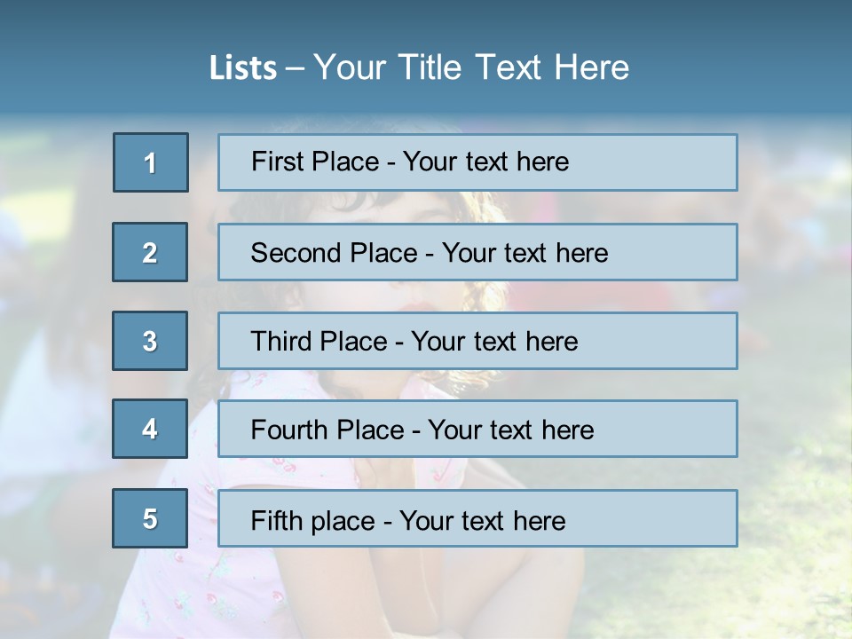 Day Pupil Female PowerPoint Template