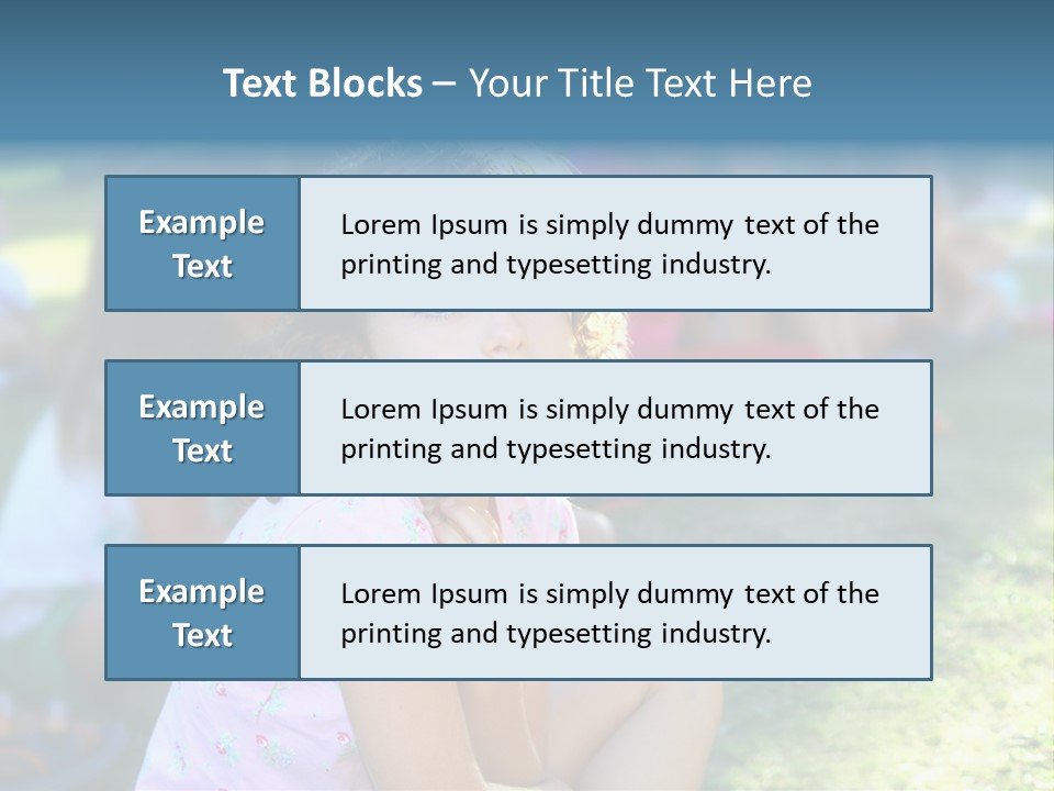 Day Pupil Female PowerPoint Template