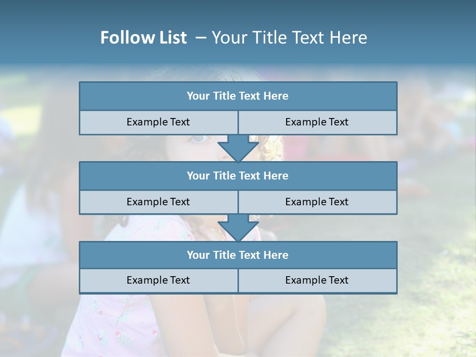 Day Pupil Female PowerPoint Template